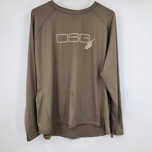 NWT DSG Ultra Lightweight‎ Men's UPF 50+ Long Sleeve Moisture Wicking Shirt 2XL